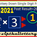 Thai Lottery Down Single Digit Formula Non-Miss 16-8-2021