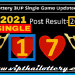 Thailand Lottery 3UP Single Game Updated 16th August 2564