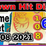 Thailand Lottery Tips 16-08-2564 Down Hit Touch Single Digit Game