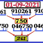 Thailand Lottery vip single set and Gift Lotto Result 1 September 2021