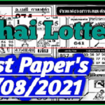 Thailand lottery 4pc first paper 16 August 2564 (1st paper) 16/8/2021