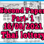 Thailand lottery Second paper full hd 16-08-2021