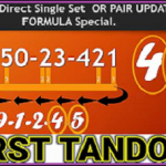 Thai Lotto Direct Single Set & Pair Formula First Tandola 16-9-2564