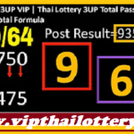 Thai Lotto VIP 3UP Total Formula Total Pass 1/10/64