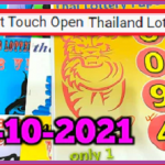 Thailand Lottery 2021 Down Hit Touch Open Final Tips 01-10-2564