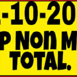 Thailand Lottery 3up Non Miss Total Formula 1/10/2564 No Toss No Game