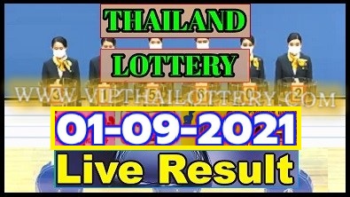 Thailand Lottery Results 01-09-2021 Today Live Update