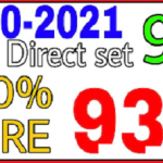 Thailand Lotto 3UP Direct Straight and Rumble Sets 1-10-2021