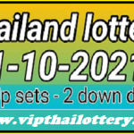 Thailand lottery 3up sets guess paper 2 down digit 1-10-2021