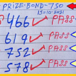 Prize Bond 750 Final First Tandola Routine Formula 15-10-2021