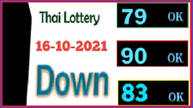 Thai Lottery Down First Single Forecast Routine Formula