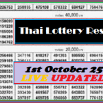 Thai Lottery Result 1st October 2021 – Thailand Lottery 11064