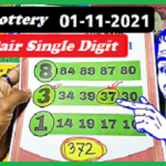 Thailand Lottery Result Sure Pair Single Digit Cut Papers 01/11/2564