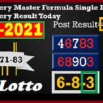 Thai Lottery Result Today Master Formula Single Last Digit 01-11-2564