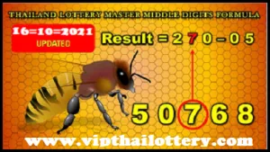 Thailand lottery Master Middle Digits 99.99% Winning Formula