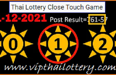 Thai Lottery Close Touch Game 3UP VIP Tips 1-12-2021