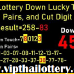 Thai Lottery Down Lucky Touch Pairs and Cut Digit 16 November 2021