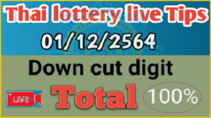 Thai Lottery Live Tips Down Cut Digit Total Touch 1st December 2564