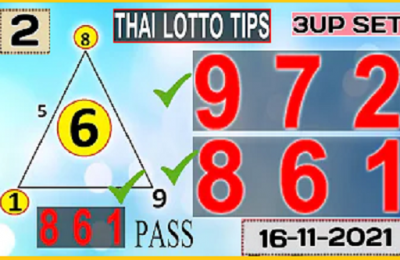 Thai Lotto 3up Set Pairs Digit Power Full Trick 16th November 2564