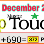 Thai lottery Master Touch Number Pass Only One Set Game 01-12-2021