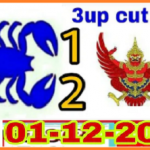 Thailand Lottery 3up cut digit pass formula 01-12-2021