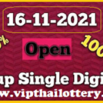 Thailand Lottery Down one or Non Miss Down Touch Formula 16/11/2564