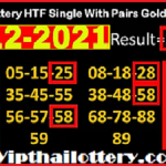 Thai Lottery HTF Single Pairs Golden TIP 99% Sure HTF Digit 16-12-2021