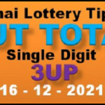 Thai Lottery Tips Cut Total Single Digit 3up 16-12-2021