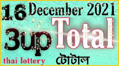 Thai Lotto Vip Tips 100% non miss hit total 16 December 2021