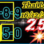 Thai lotto 3up 3D Final set