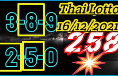 Thai lotto 3up 3D Final set