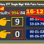 Thailand Lottery HTF Single Digit With Pairs Formula Non-Miss Tip 16/12/64