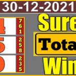 Thailand Lottery Sure Total Pass Win Trick 3D Pair Open HTF Digit 30-12-2021