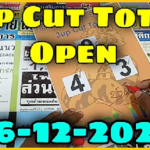 Thailand Lottery 16/12/2021 open challenge single digit hit cut total