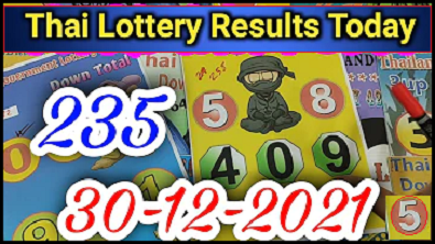 Thailand Lotto Live Result 3up Total Hit Total Open 30 December 2021
