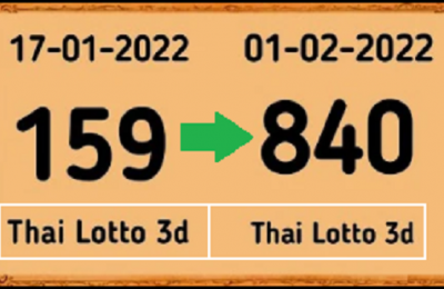 GLO Thailand Lotto Result Final Close Vip Guess Tips 01/02/2022