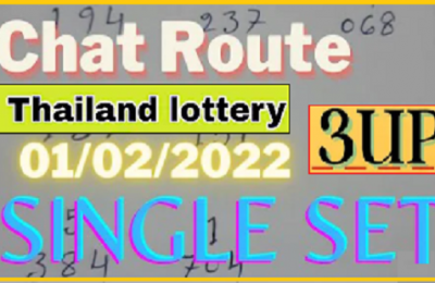 Thai lottery Games 3up Single Set Chart Route Calculation 01-02-2022