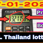 Thailand GTL Lottery Final Game Only 2 Forecast Prize Bond 17/01/2022