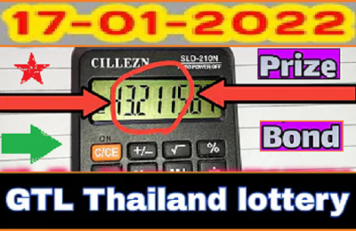 Thailand GTL Lottery Final Game Only 2 Forecast Prize Bond 17/01/2022