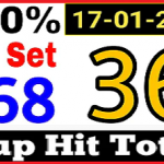 Thailand Lottery 3up Set Hit Total Cut Number Open 17th January 2565