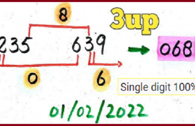 Thailand Lottery tips Single digit 100% Sure Hand-Made 1st February 2022