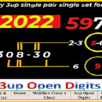 Thai Lottery 3up single pair single set formula open digits 1-3-2022