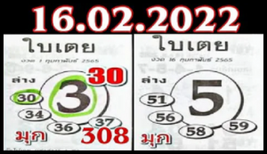 Thai Lottery Result 3d