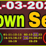 Thai Lottery Result Today Down Hit Set Open 01/03/2565