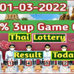 Thai lotto result today tips 3UP Full Game Open 100% 01-03-2022