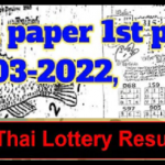 GLO Thai Lottery Results 2nd Paper 16 March 2022