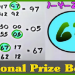 Thai Lottery National Prize Bond 3up Good Pair Digit Set 01-04-2022