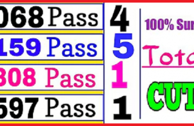 Thai Lottery Down Total Cut Pairs Pass 1st June 2565 (Open+close)