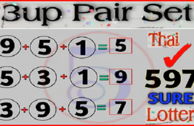 Thailand Lottery Today 3up Single Pair Formula 16-4-2022