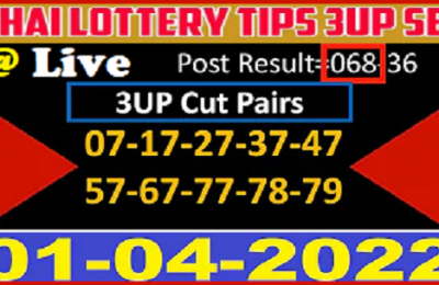 Thai Lottery Tips 3up Set Cut Pairs digit Post Results 01-04-2022